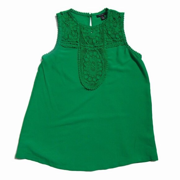 Halogen - Bright Green Sleeveless Top - XS - Picture 1 of 6